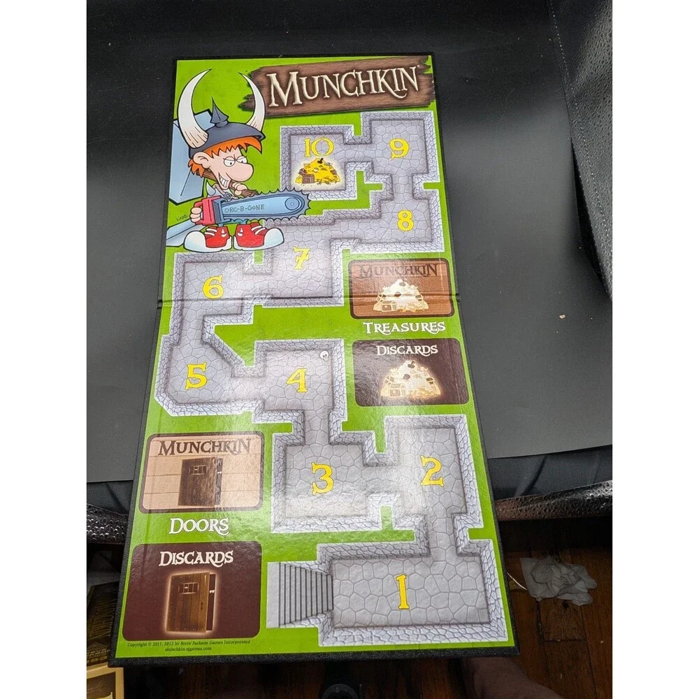 Munchkin Deluxe Board Game Steve Jackson Games Complete Used